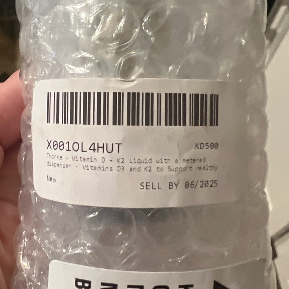 NEW Thorne Research D3/K2 vitamin drops supplement NEW in package. - Picture 4 of 4